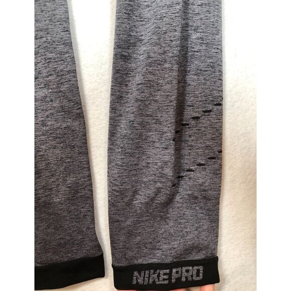 Nike Pro Hyperwarm Limitless Training Tights Charcoal Gray 704004 Womens Large L - Picture 7 of 11
